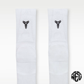 Kobe Cushioned Crew White Socks