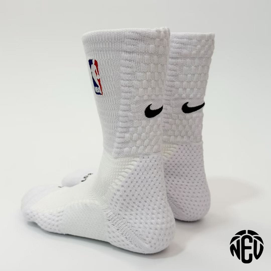 NBA Cushioned Crew White Socks