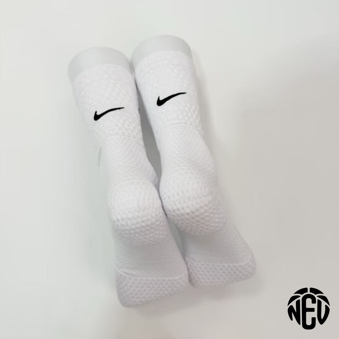 NBA Cushioned Crew White Socks