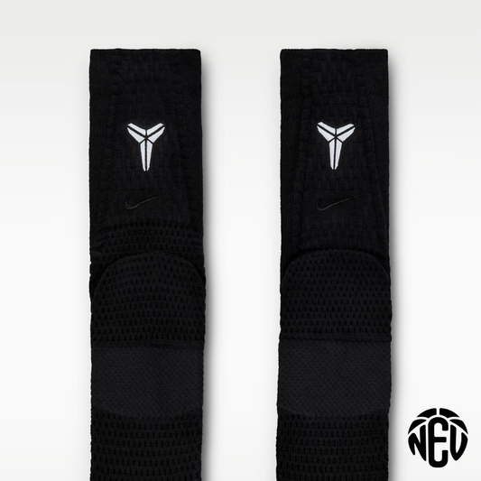 Kobe Cushioned Crew Black Socks