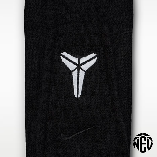 Kobe Cushioned Crew Black Socks
