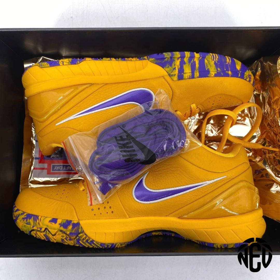 Kobe 4 Protro Draft Day Pack Los Angeles Lakers