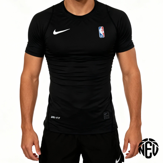 NBA Compression Black T-Shirt