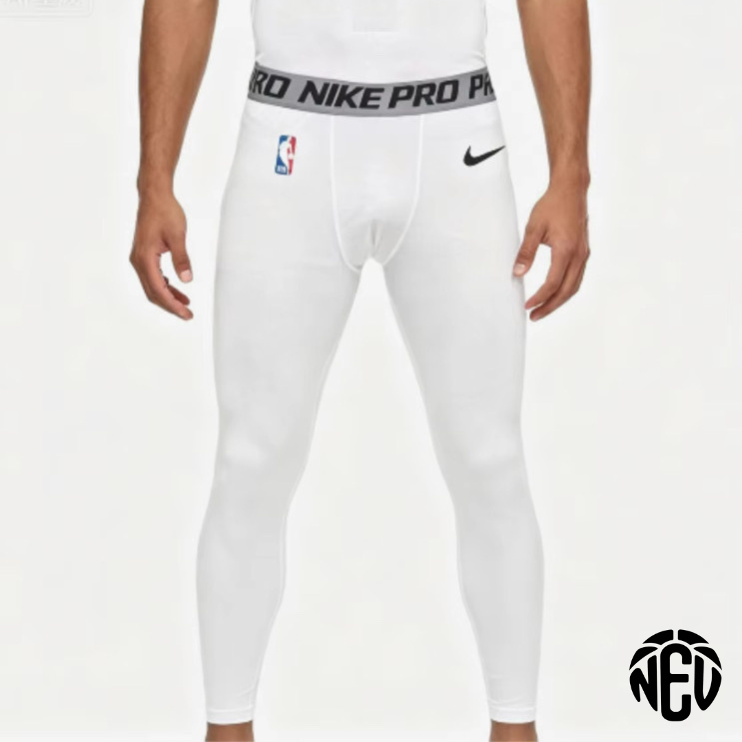 NBA Compression White Pants