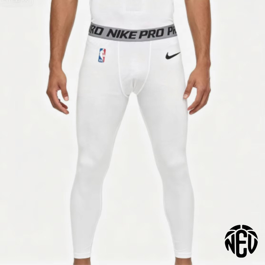NBA Compression White Pants