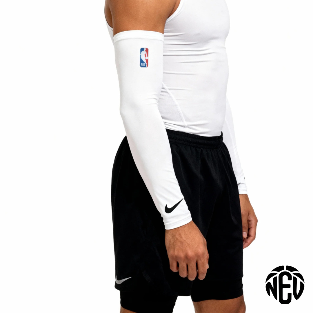 NBA Compression White Shooting Sleeve
