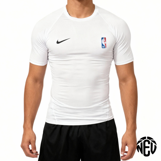 NBA Compression White T-Shirt